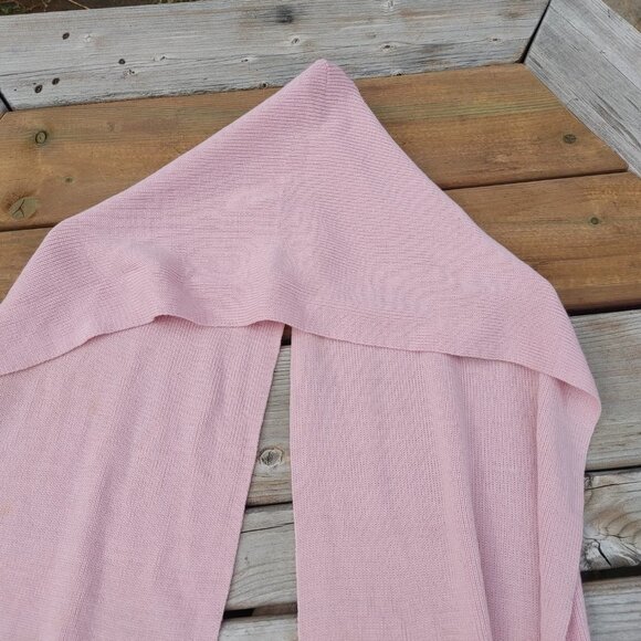 Vintage Aris Weather-shed SNOOD One Piece Hood and Scarf KNIP PINK - Picture 2 of 7
